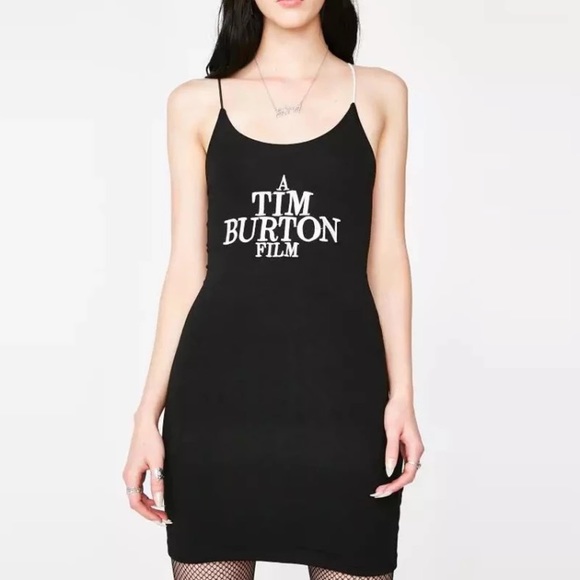 Black a Tim Burton film dress - Picture 1 of 11